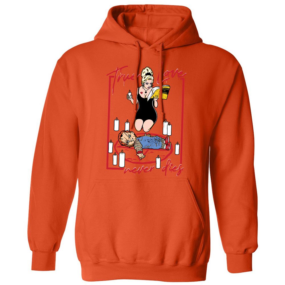 Classic Unisex Hoodie - 6GBK898V - Orange - 10