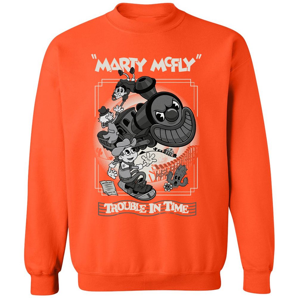 Classic Unisex Sweatshirt - 73K7ZD7W - Orange - 10