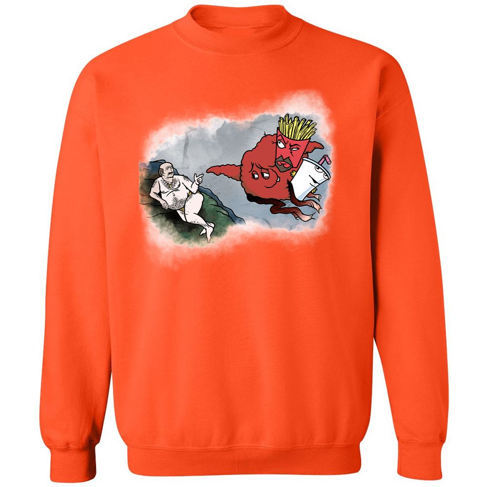 Classic Unisex Sweatshirt - Q8TRFVTU - Orange - 10