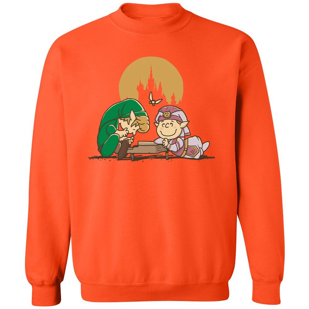 Classic Unisex Sweatshirt - XBLG8L3Y - Orange - 10