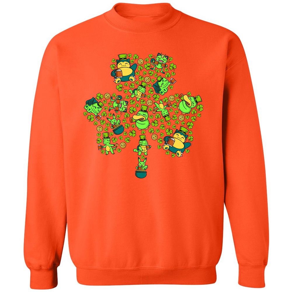 Classic Unisex Sweatshirt - PLC7SG4H - Orange - 10