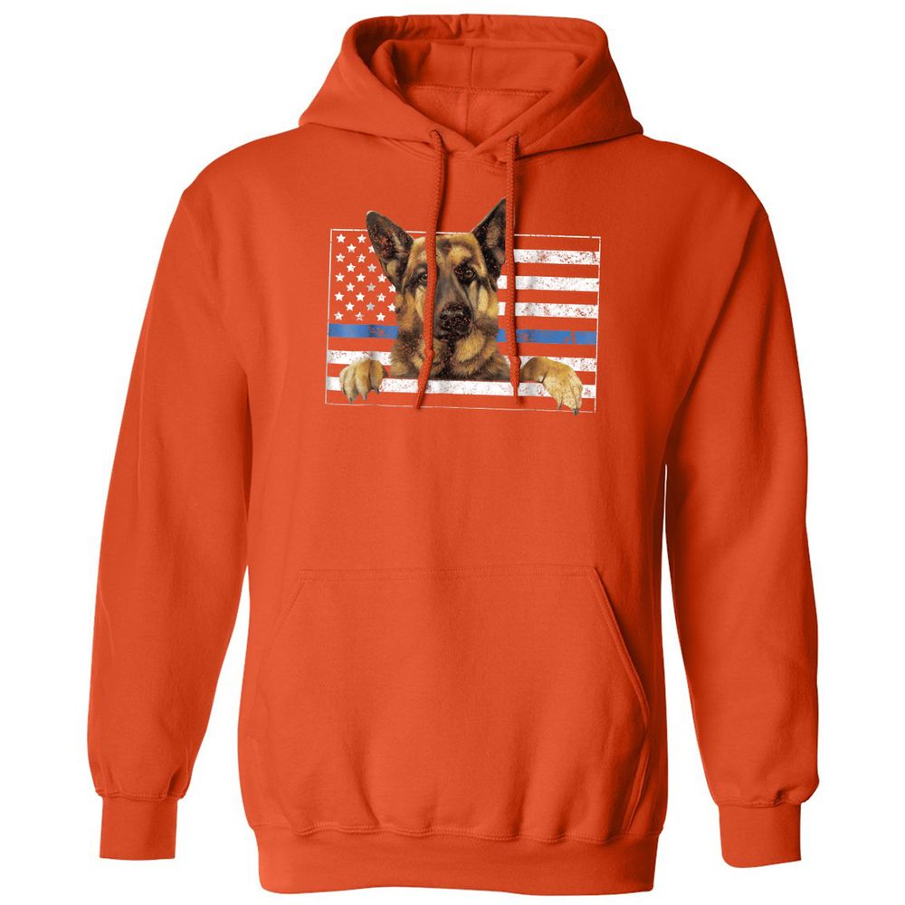 Classic Unisex Hoodie - 37A8PADA - Orange - 10