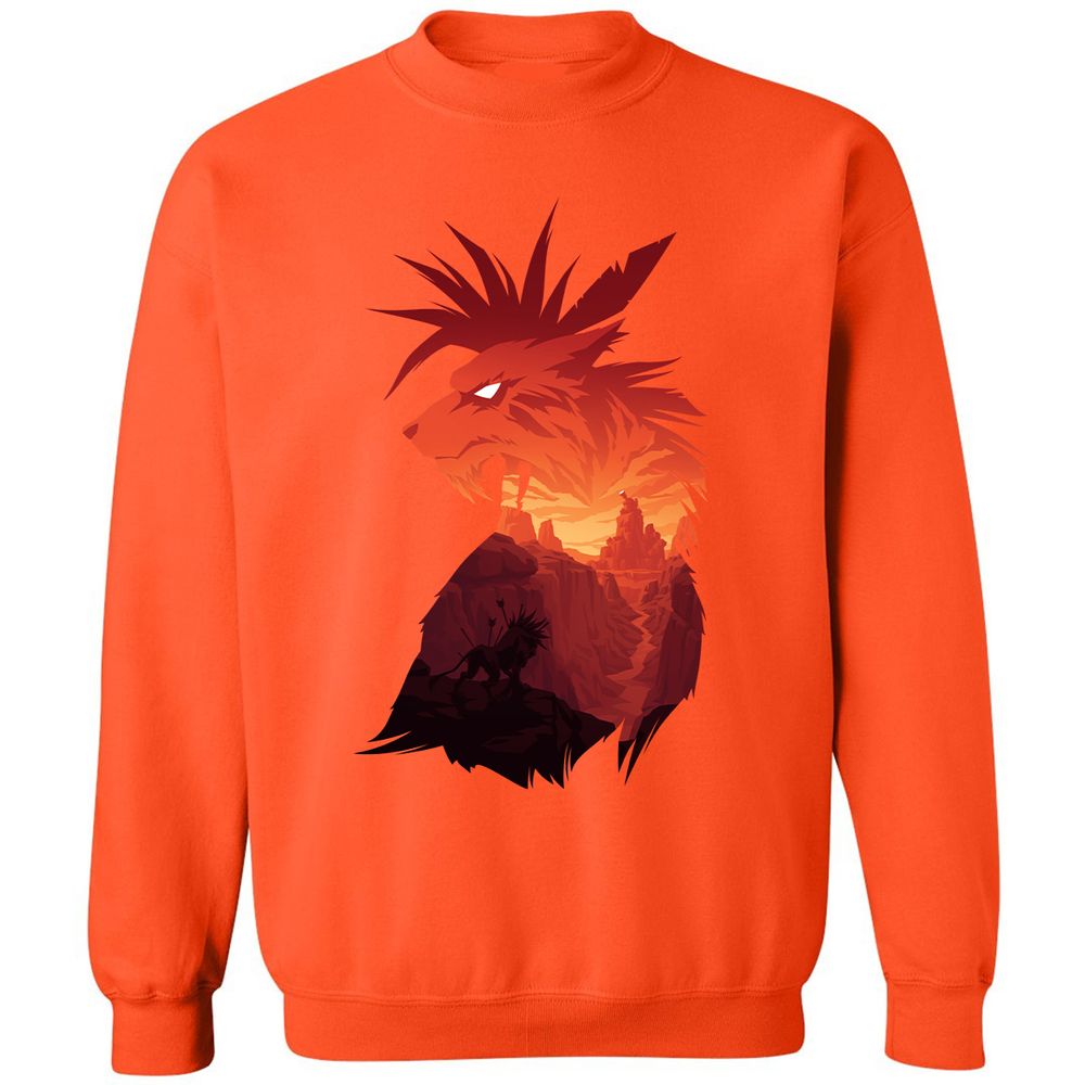 Classic Unisex Sweatshirt - R8KKW98Z - Orange - 10