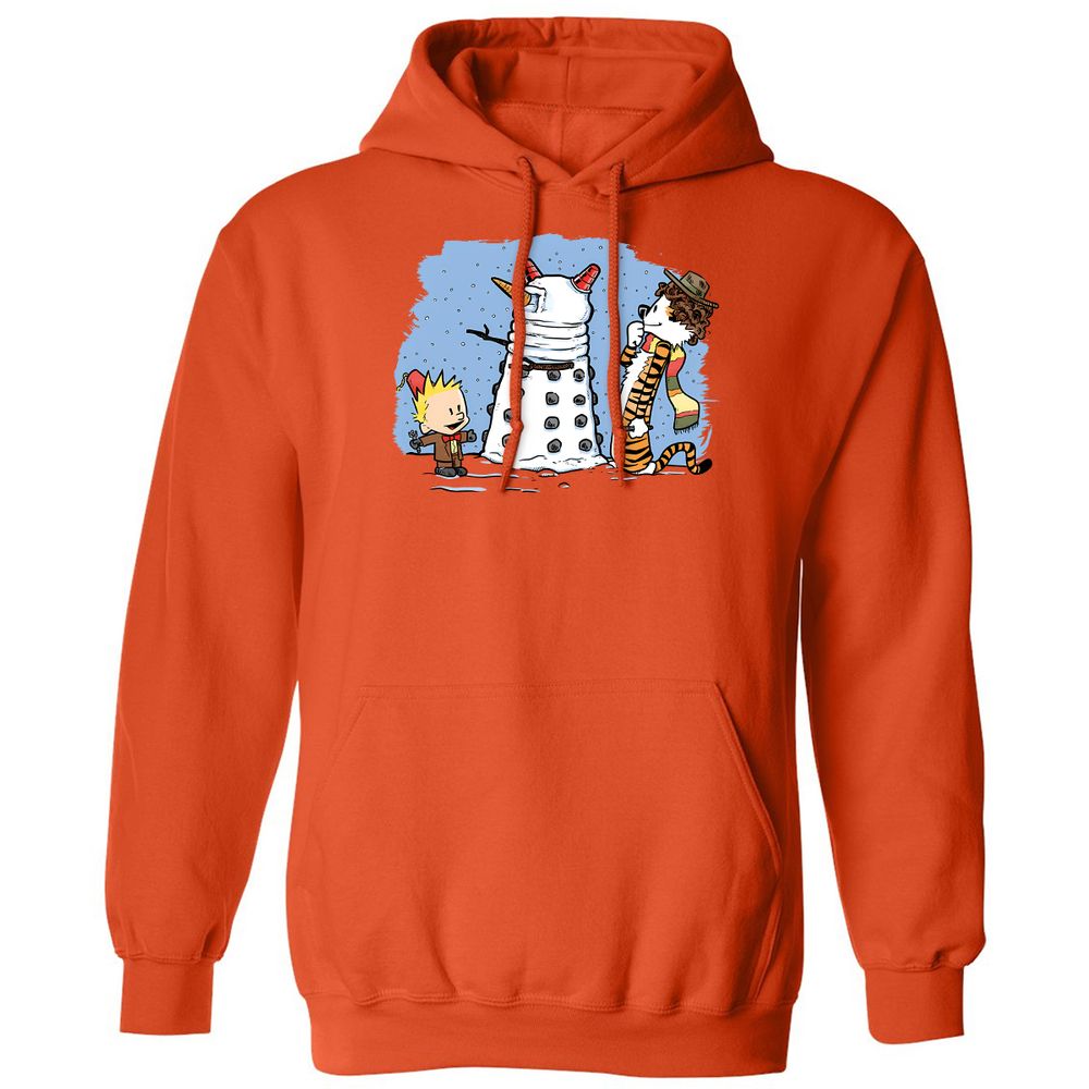 Classic Unisex Hoodie - 2XBAB4VW - Orange - 10