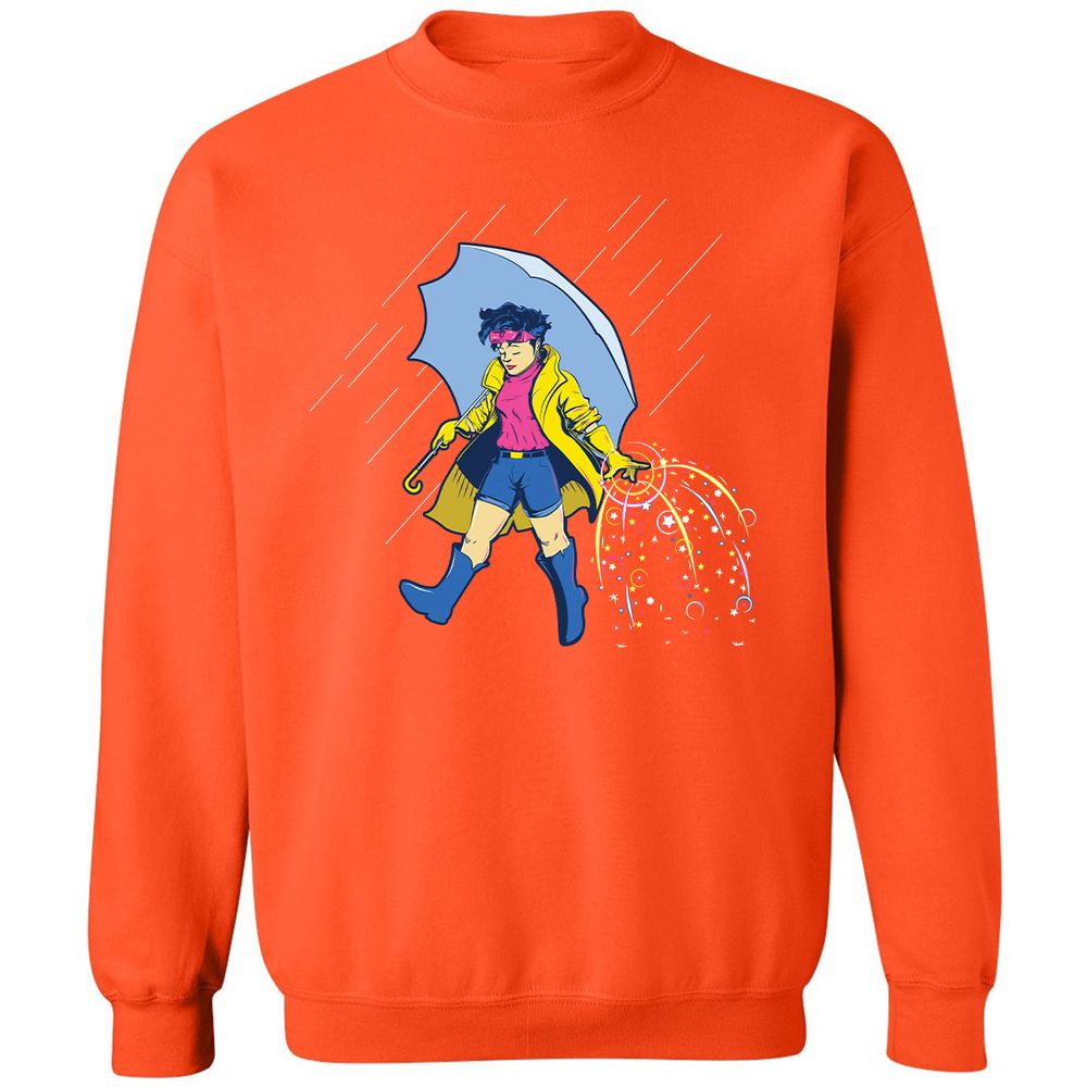 Classic Unisex Sweatshirt - V3K4L7XR - Orange - 10