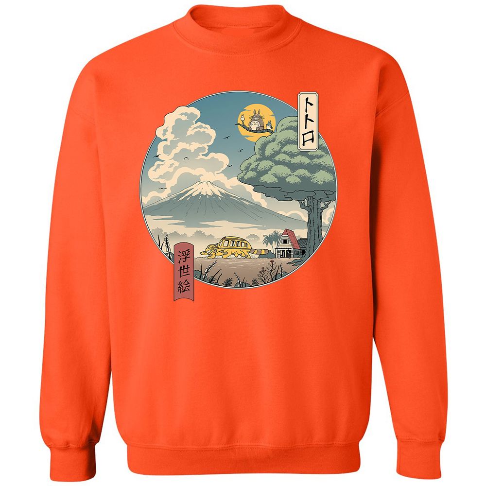 Classic Unisex Sweatshirt - B226JJ7C - Orange - 10
