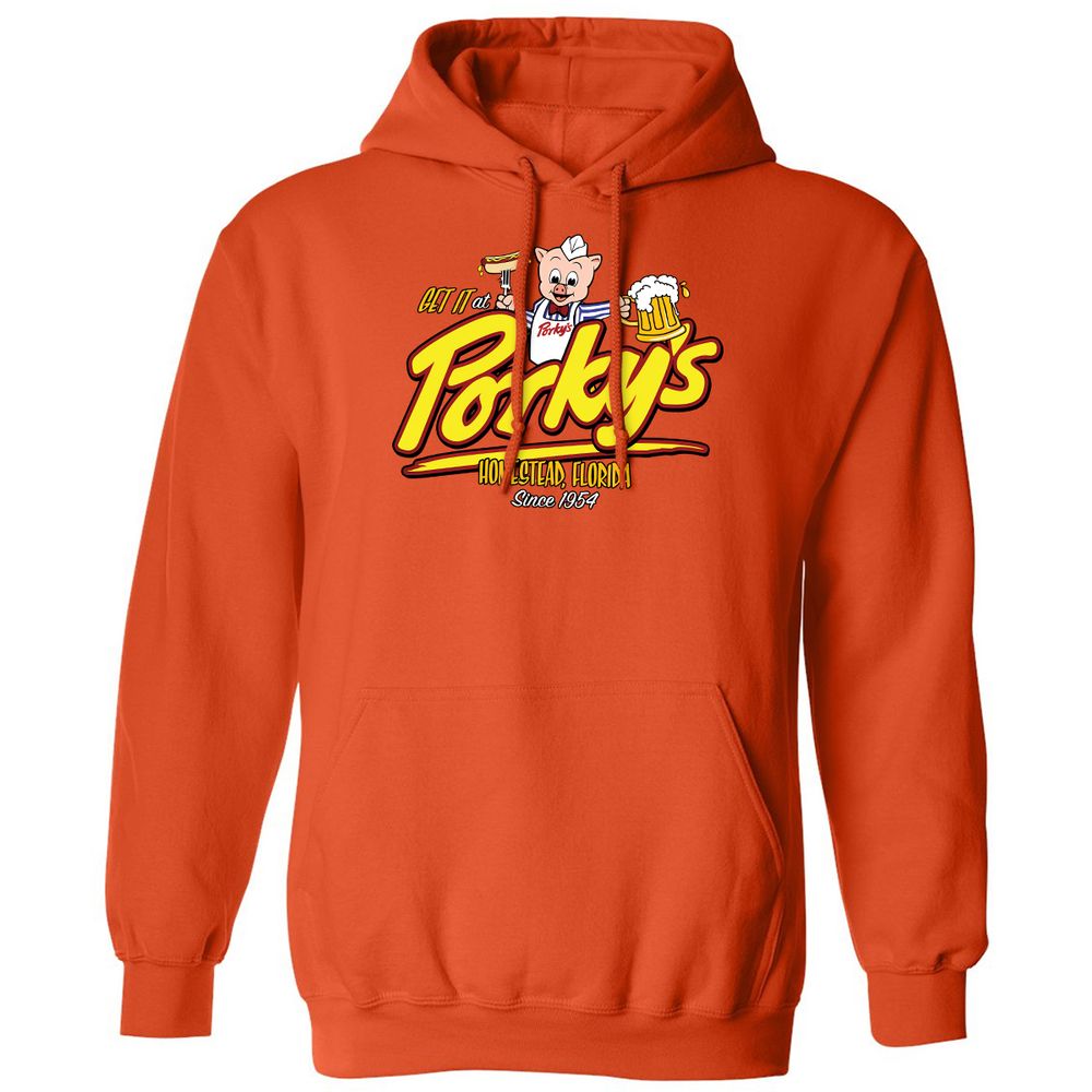 Classic Unisex Hoodie - EC6B8NQD - Orange - 10