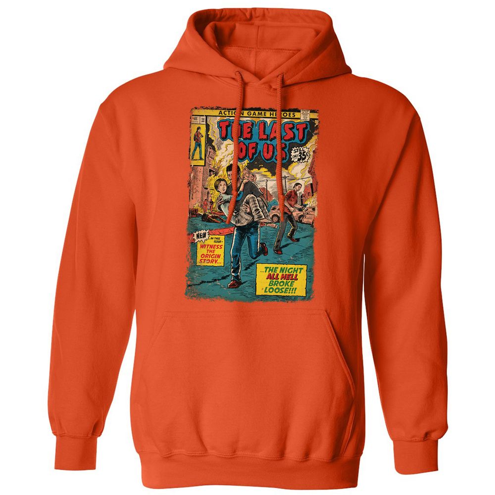 Classic Unisex Hoodie - 23Y7LBQX - Orange - 10