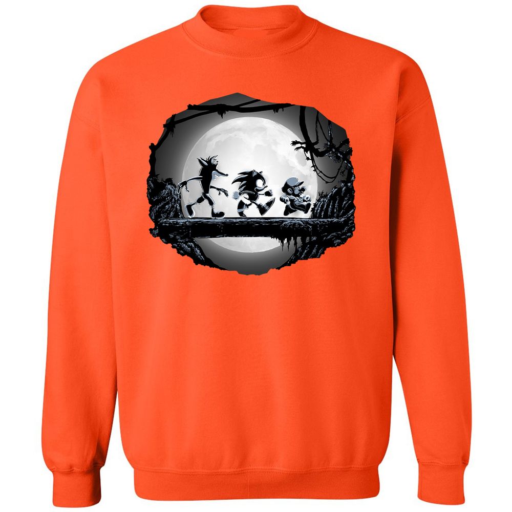 Classic Unisex Sweatshirt - 2UZM5626 - Orange - 10