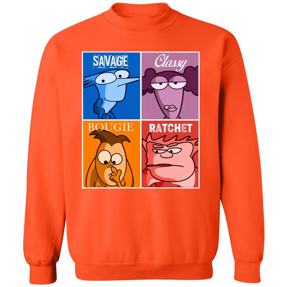 Classic Unisex Sweatshirt - 6NSDXMZ8 - Orange - 10