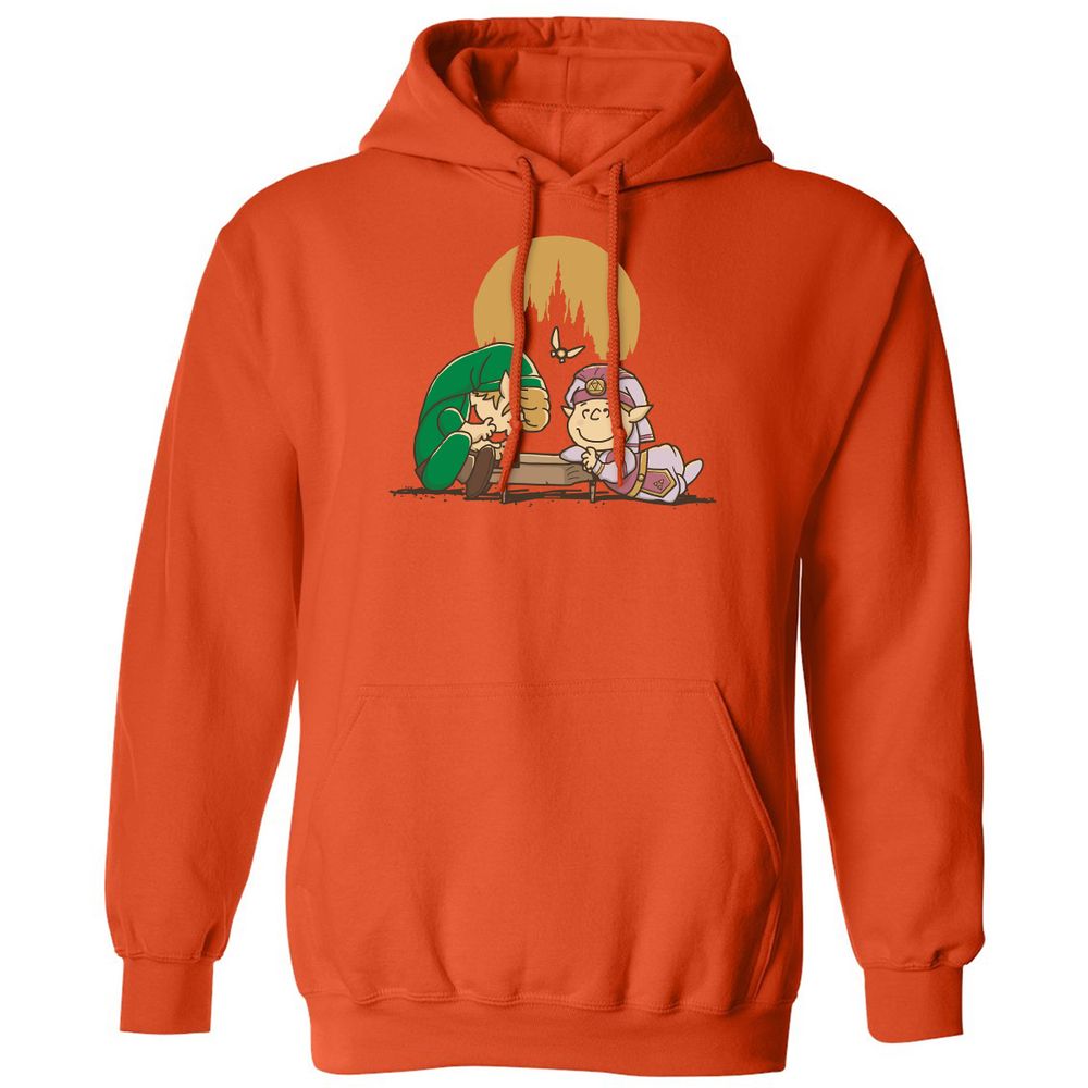Classic Unisex Hoodie - AN8WMATS - Orange - 10