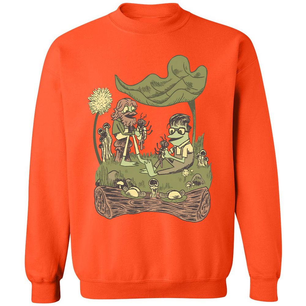Classic Unisex Sweatshirt - AQ4A4DWC - Orange - 10