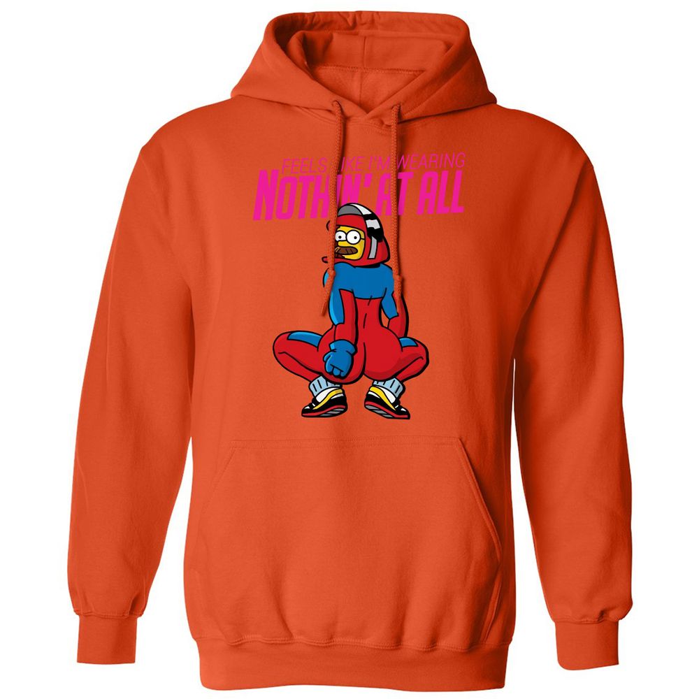 Classic Unisex Hoodie - KUN289CA - Orange - 10