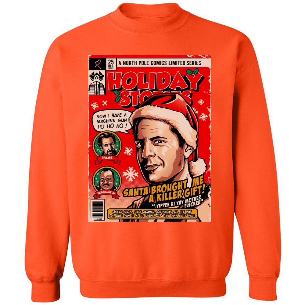Classic Unisex Sweatshirt - QM6HP2PY - Orange - 10