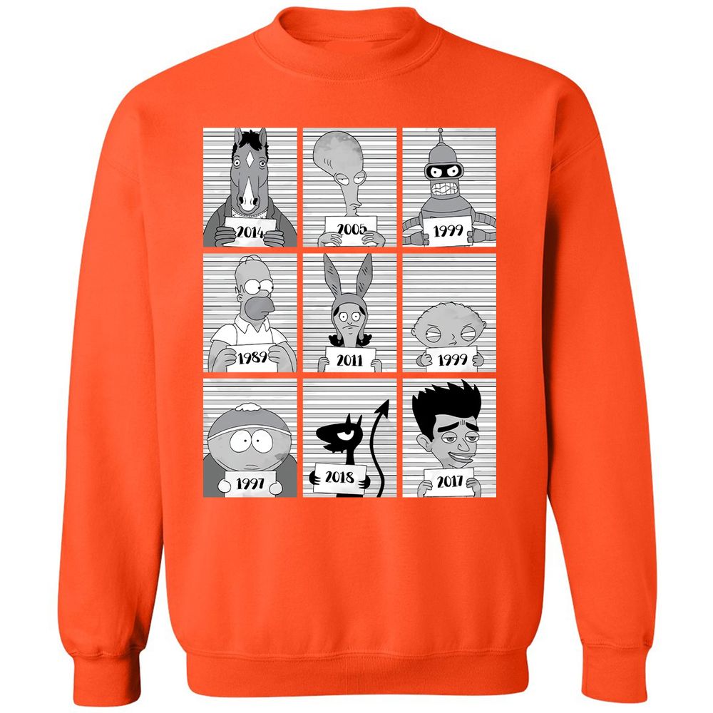 Classic Unisex Sweatshirt - 28HNJVZS - Orange - 10