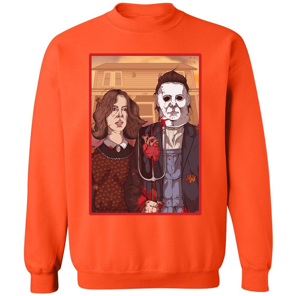 Classic Unisex Sweatshirt - 67XP9694 - Orange - 10