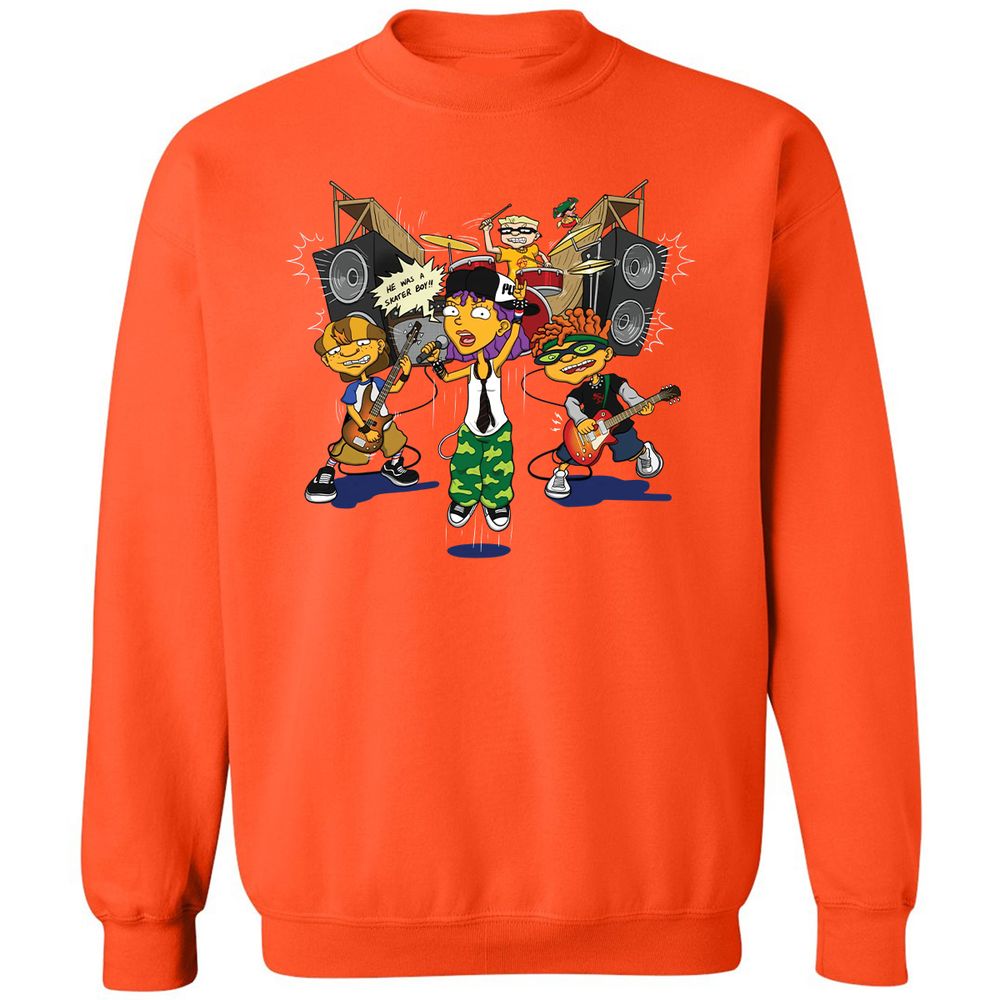 Classic Unisex Sweatshirt - DKS3ZM4Z - Orange - 10