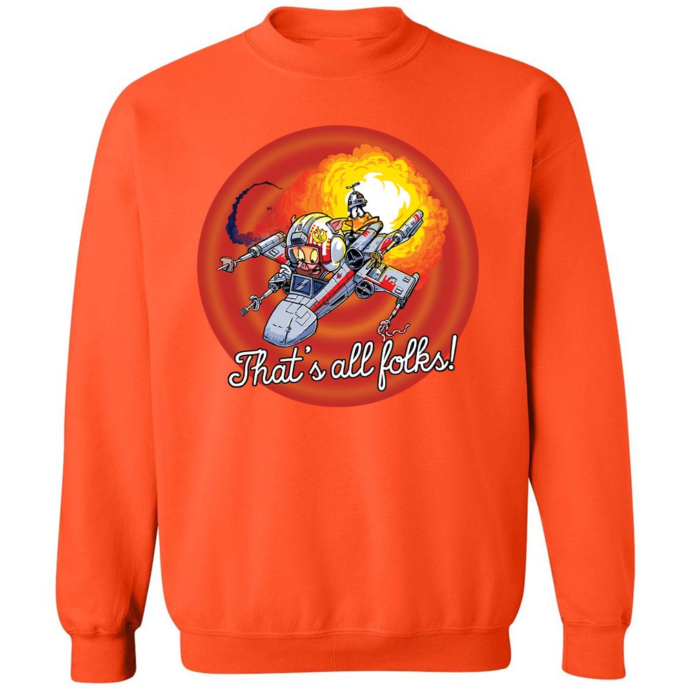 Classic Unisex Sweatshirt - CJVV34RQ - Orange - 10