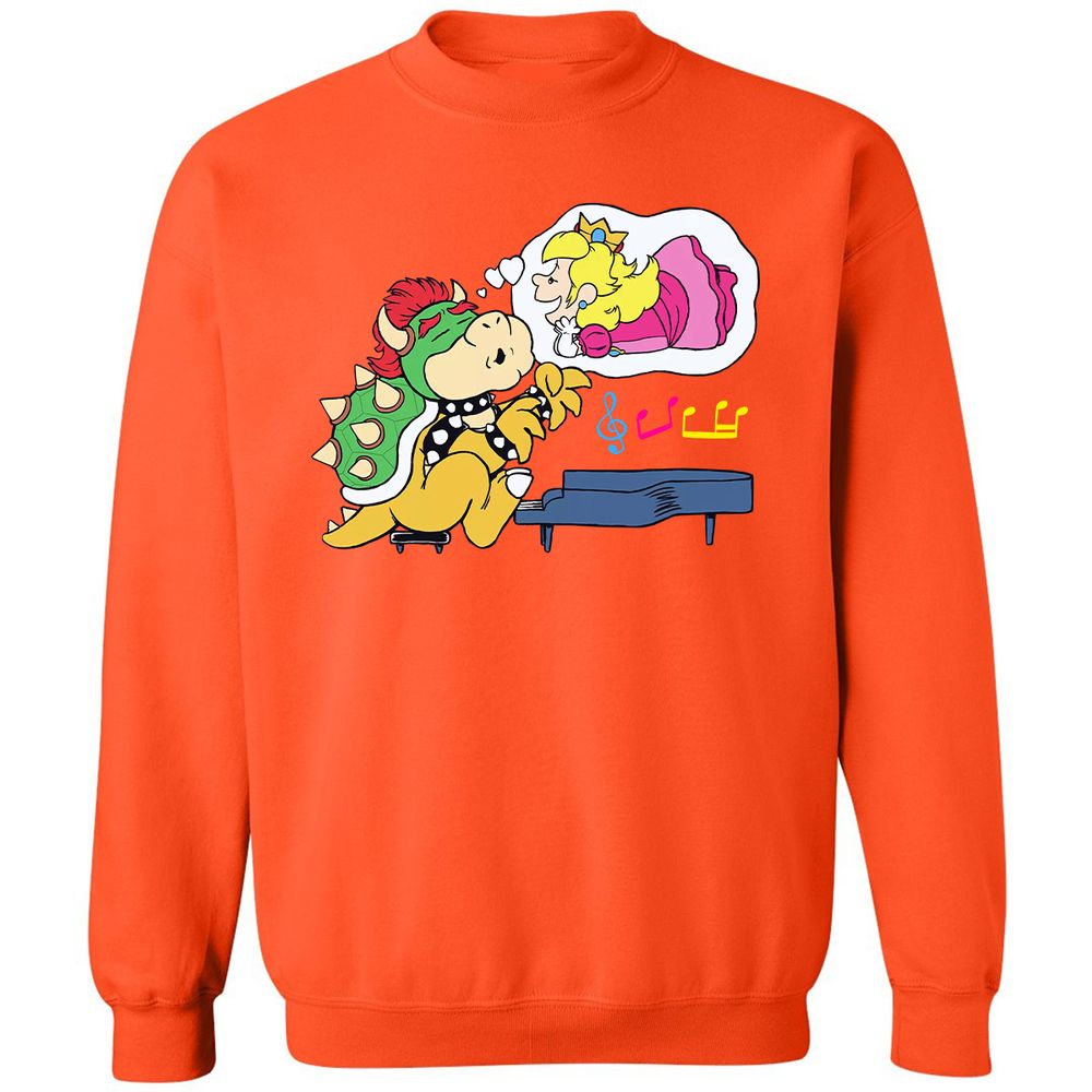 Classic Unisex Sweatshirt - UJXE1627 - Orange - 10