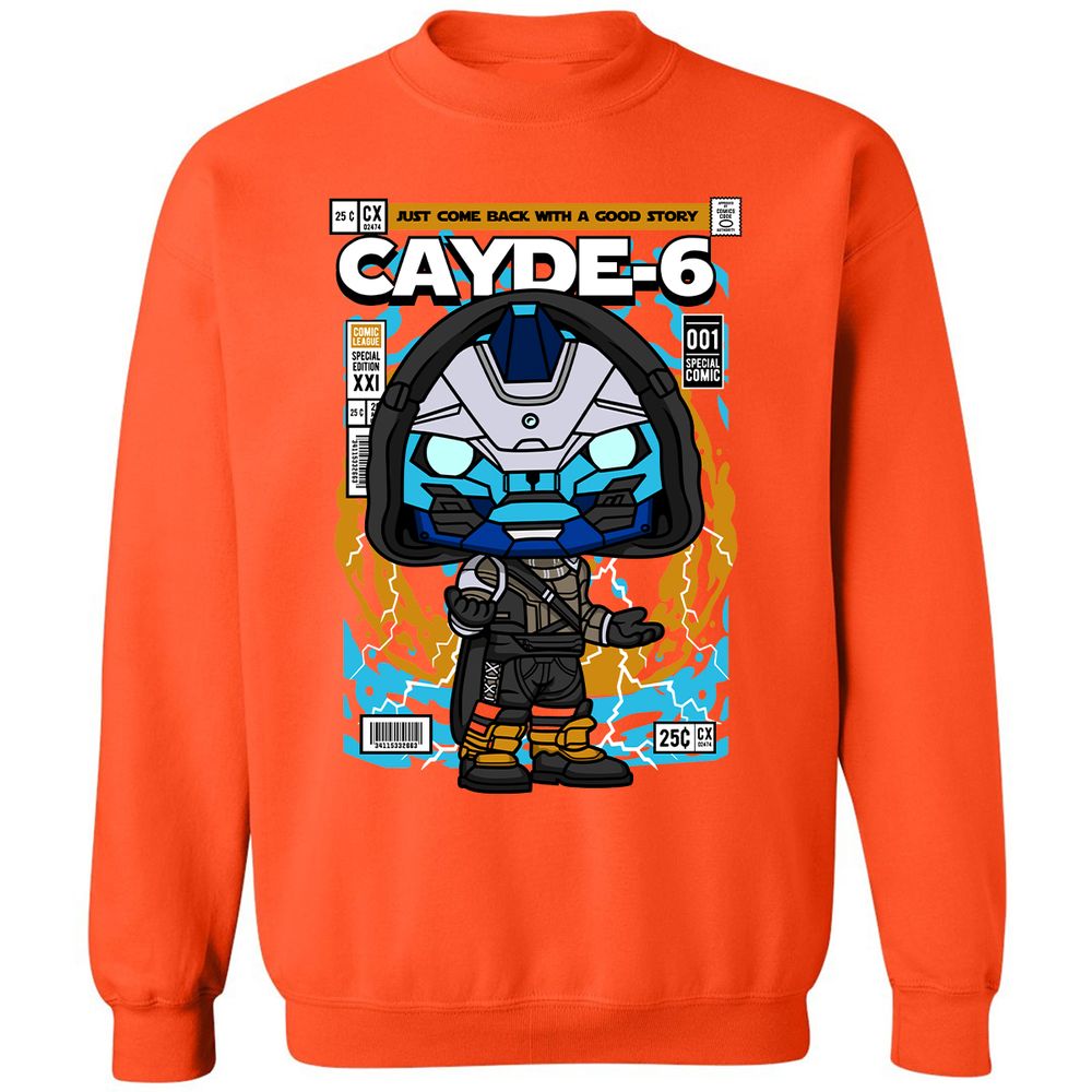 Classic Unisex Sweatshirt - BCQH9J48 - Orange - 10
