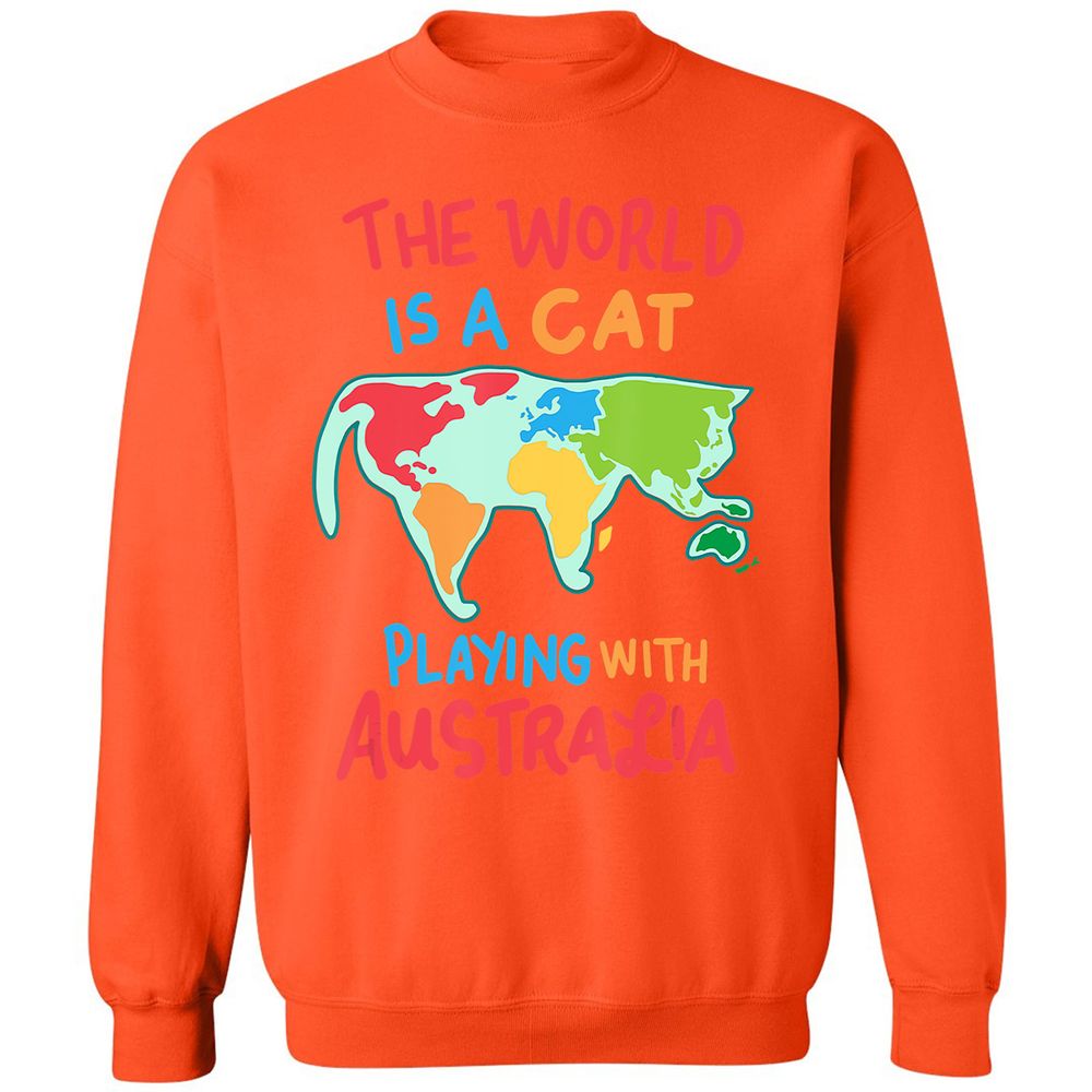 Classic Unisex Sweatshirt - Y32LEPNZ - Orange - 10