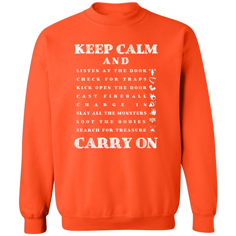 Classic Unisex Sweatshirt - E5HNN44H - Orange - 10