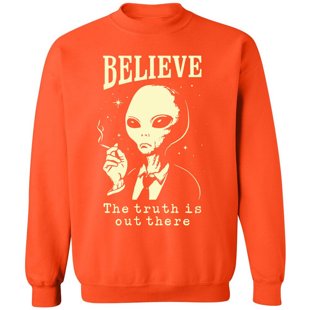Classic Unisex Sweatshirt - 6JFGBHVU - Orange - 10