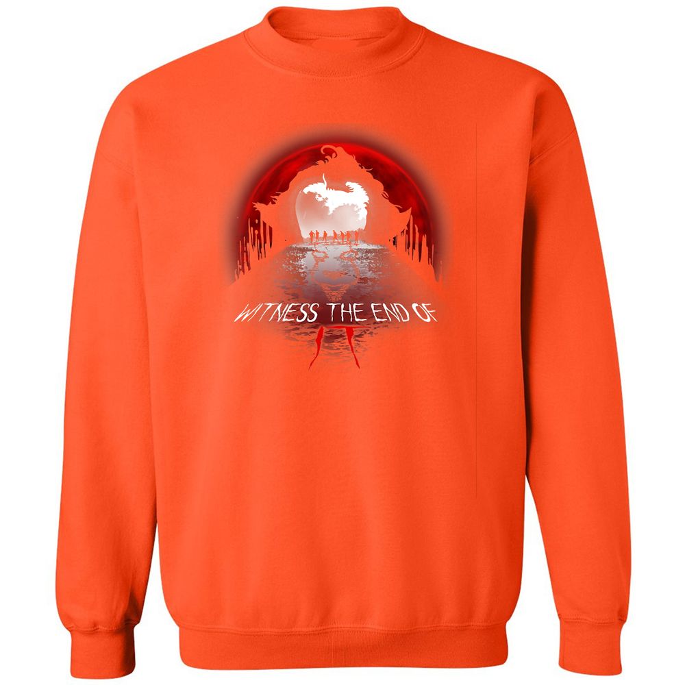 Classic Unisex Sweatshirt - K3NNLHAT - Orange - 10
