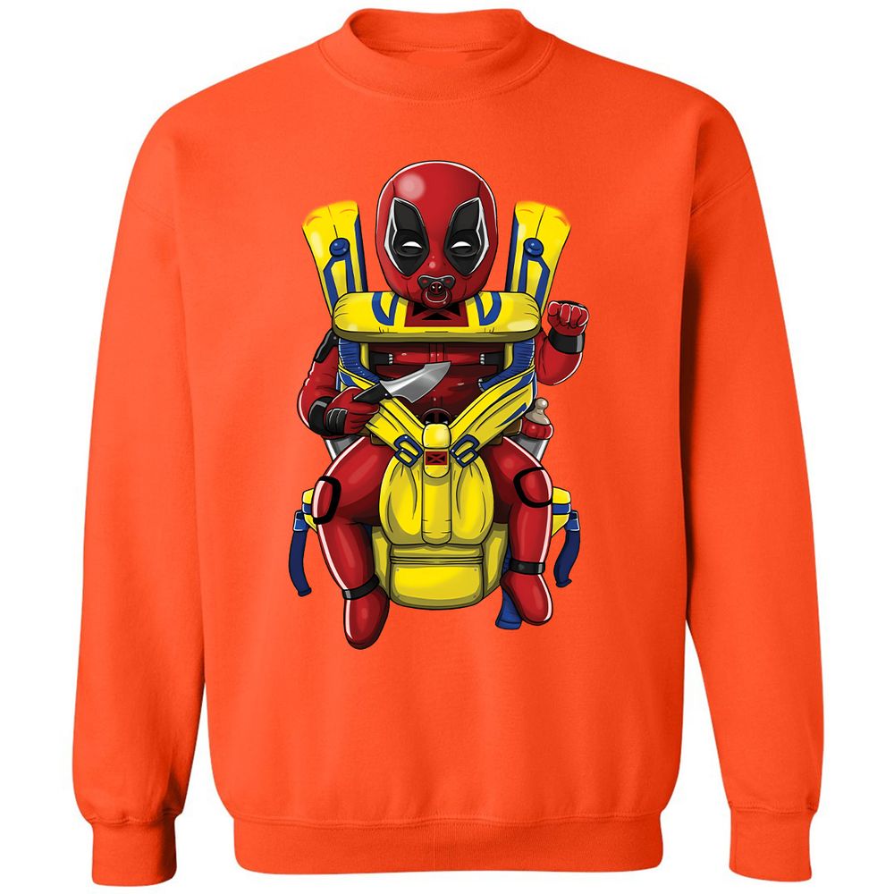 Classic Unisex Sweatshirt - UWP8VKQS - Orange - 10