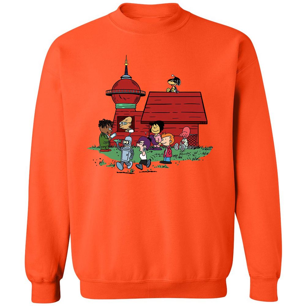 Classic Unisex Sweatshirt - 326V769T - Orange - 10