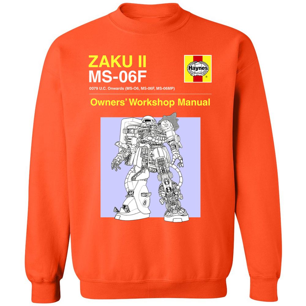 Classic Unisex Sweatshirt - 71XXWFDF - Orange - 10
