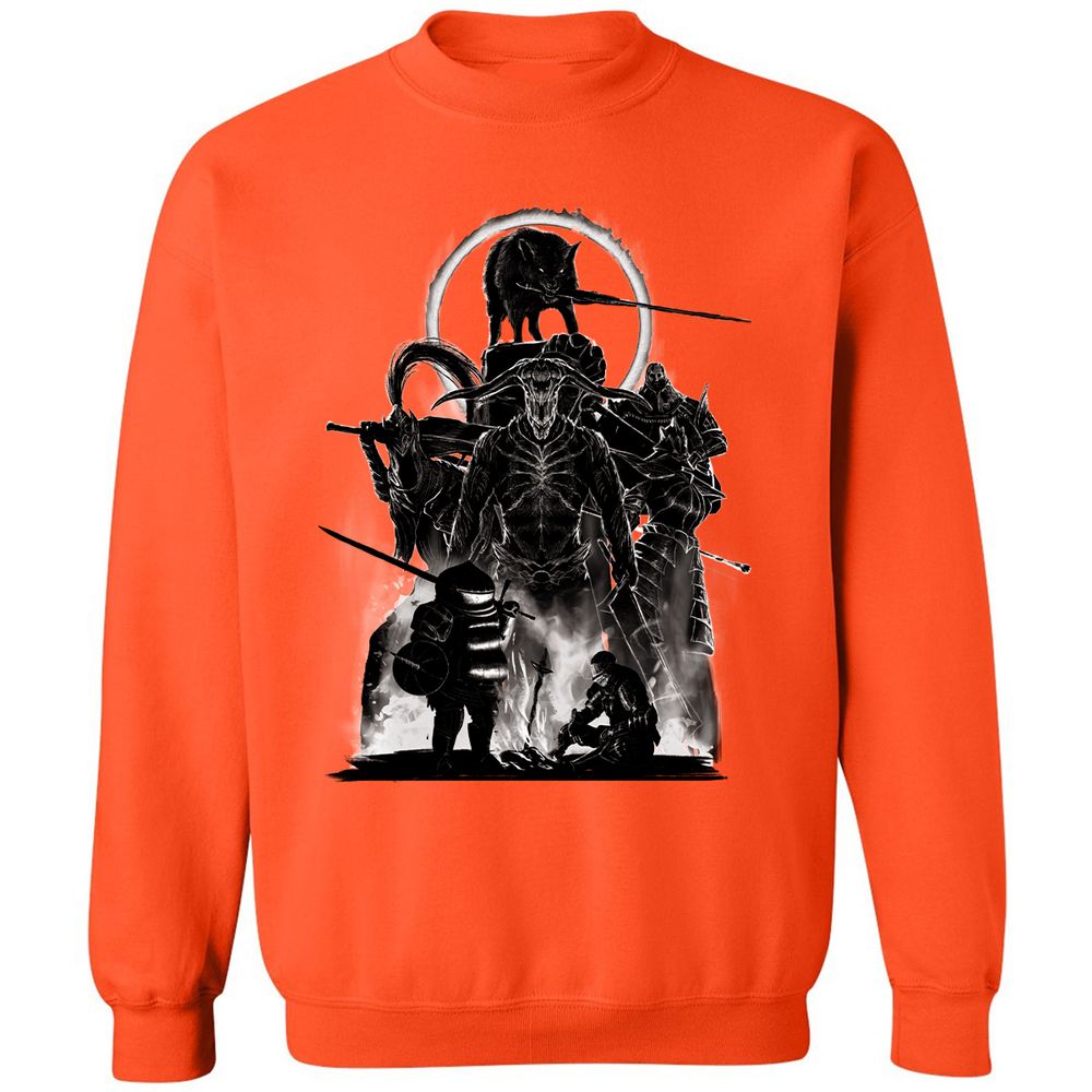 Classic Unisex Sweatshirt - GKVZTX24 - Orange - 10