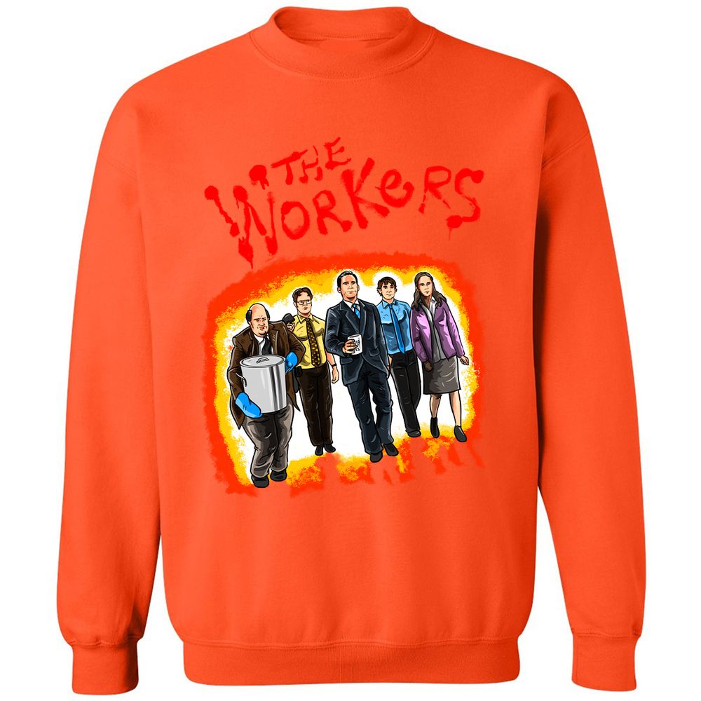 Classic Unisex Sweatshirt - X7L3CFBS - Orange - 10