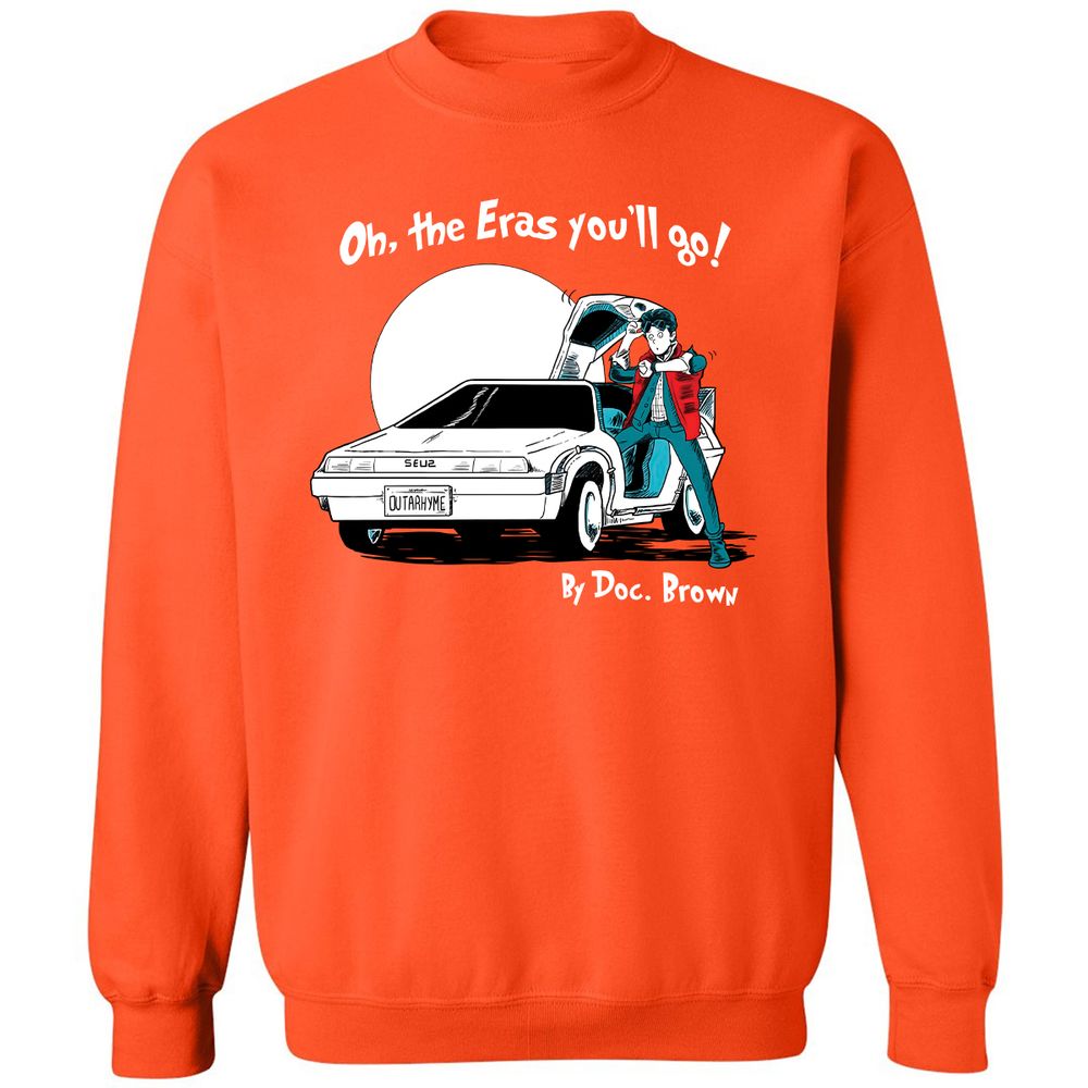 Classic Unisex Sweatshirt - FGRLWQ7C - Orange - 10