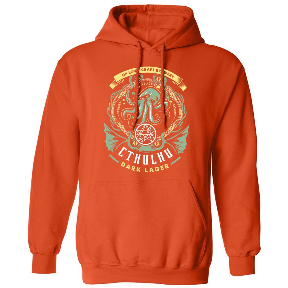 Classic Unisex Hoodie - L197CQDY - Orange - 10