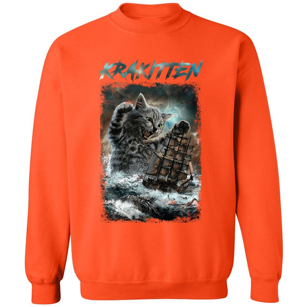 Classic Unisex Sweatshirt - 255ZG5QG - Orange - 10