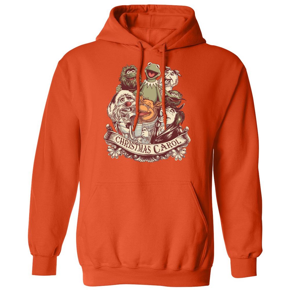 Classic Unisex Hoodie - PKPXBCKH - Orange - 10