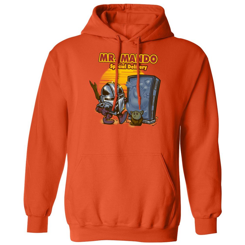 Classic Unisex Hoodie - YSURBPWN - Orange - 10