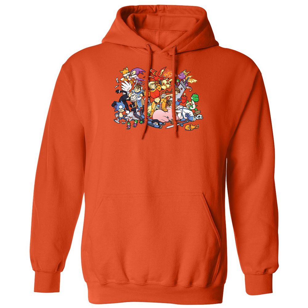 Classic Unisex Hoodie - DJZSD97W - Orange - 10