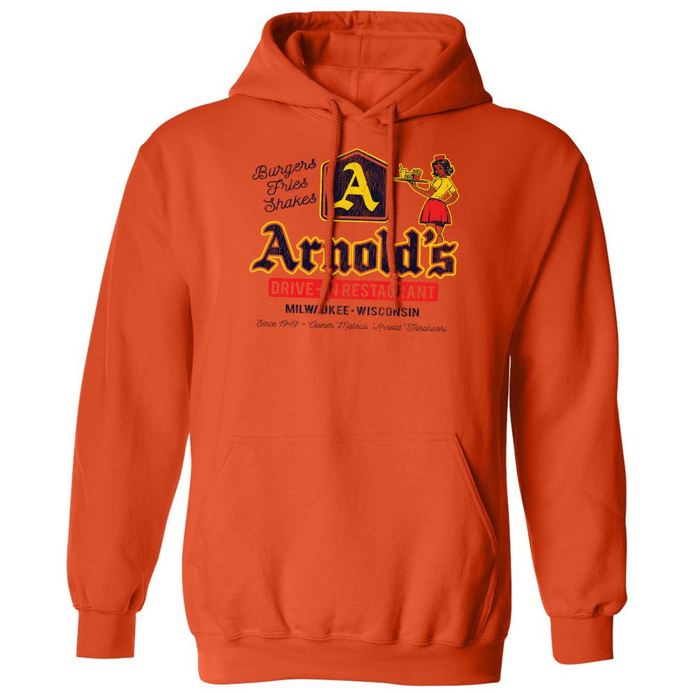 Classic Unisex Hoodie - LJ42W3CX - Orange - 10