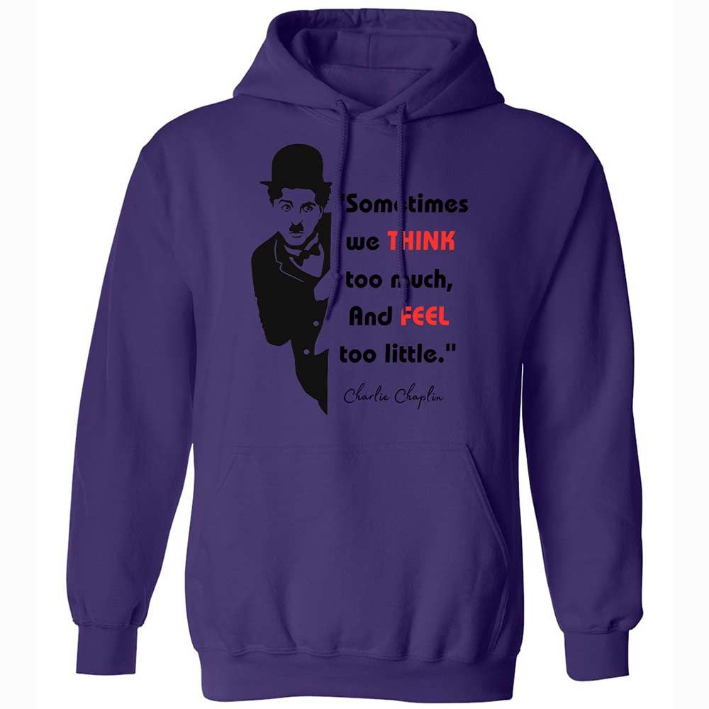 Sometimes we think too much - Purple - 10