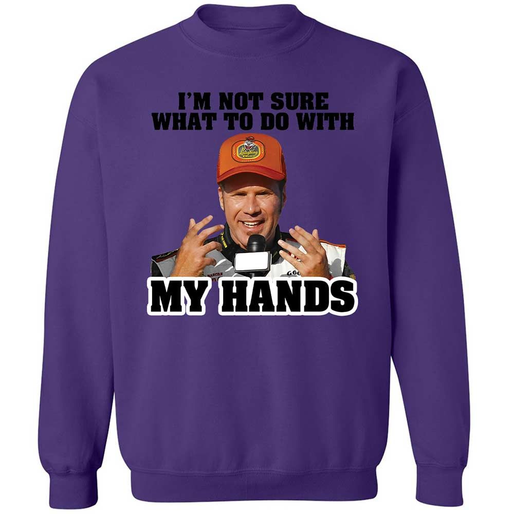 I'm Not Sure What To Do With My Hands - Purple - 10