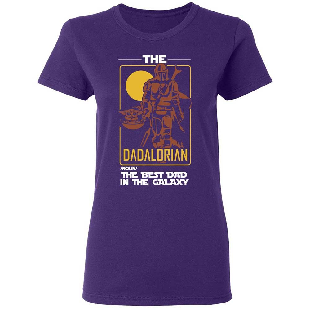 The Dadalorian The Best Dad In The Galaxy - Purple - 10