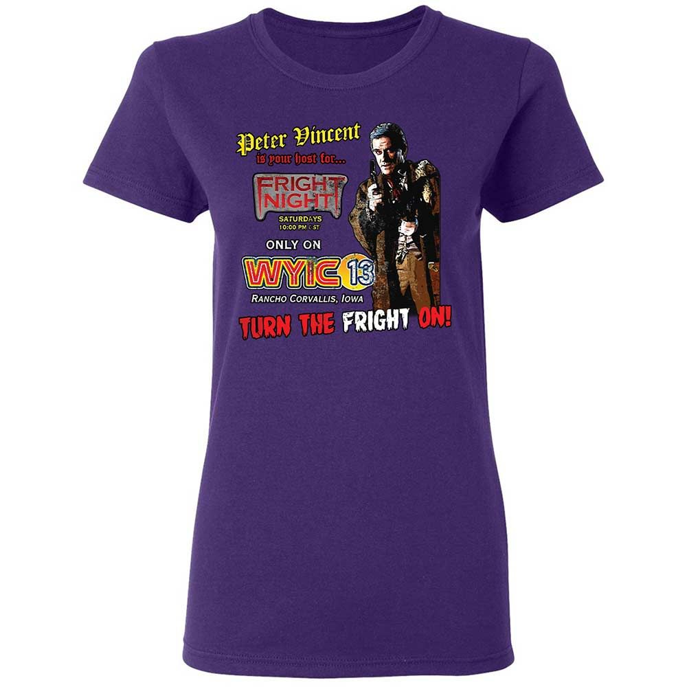 Peter Vincent Fright horror night cult - Purple - 10
