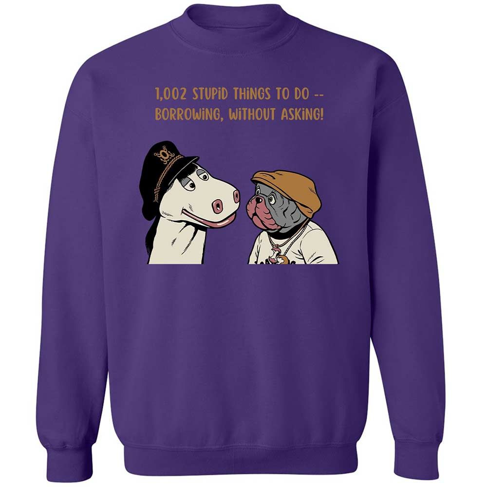 Classic Unisex Sweatshirt - 5D7UQFTZ - Purple - 10