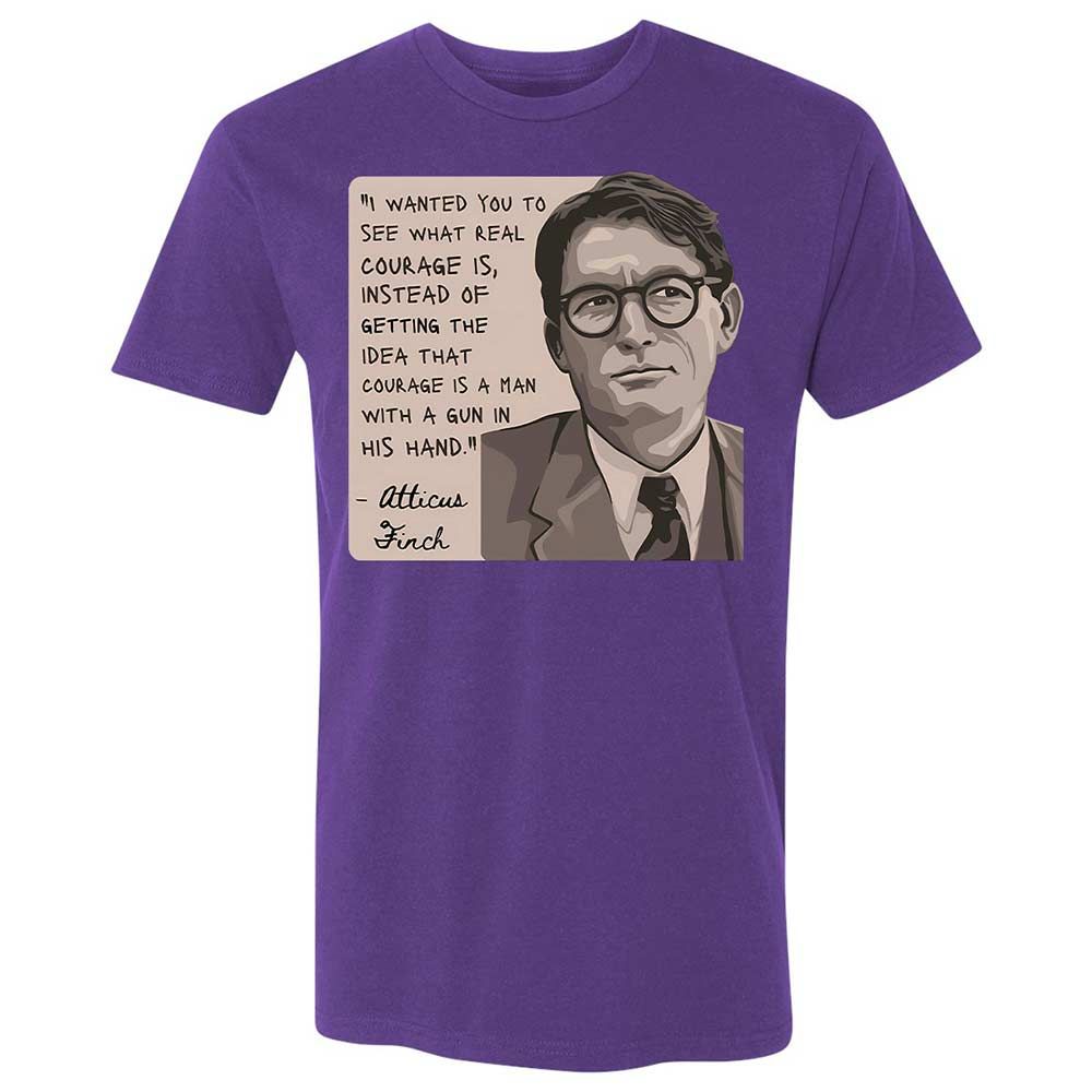Real Courage Quote - Purple Rush - 10