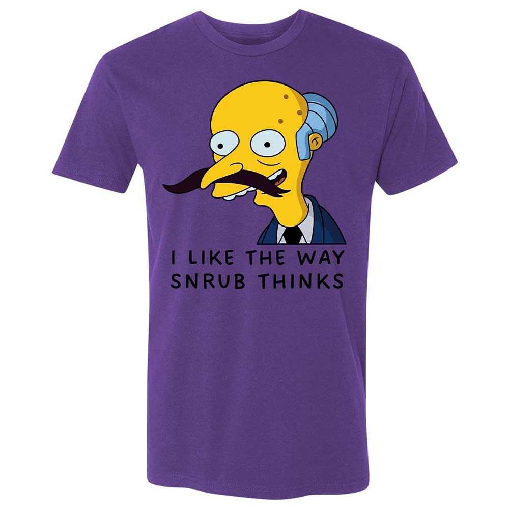 I Like the Way Snrub Thinks - Purple Rush - 10