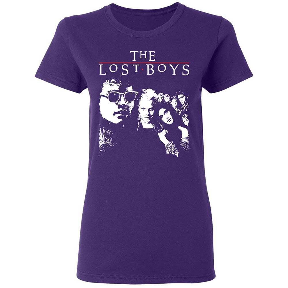 Women's T-Shirt - 91VJMZ6Q - Purple - 10