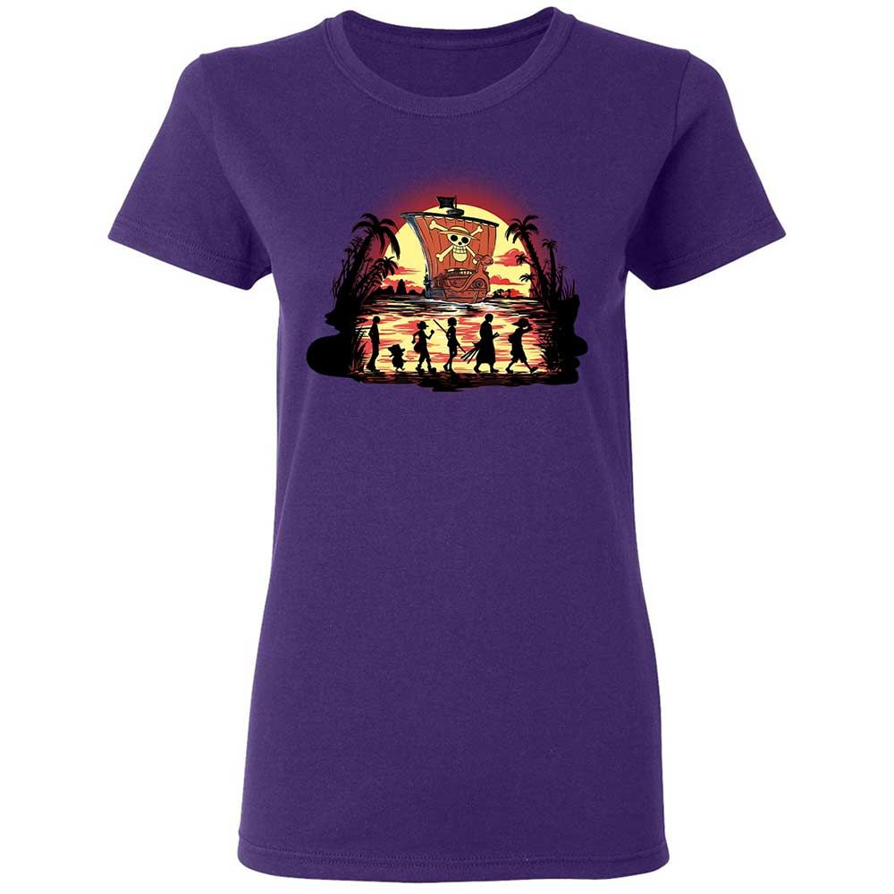Women's T-Shirt - E883EFGQ - Purple - 10