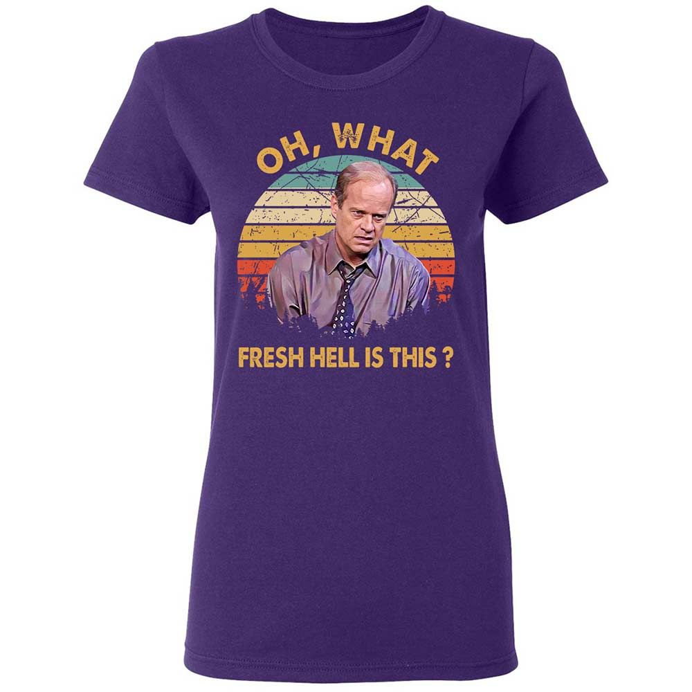 Oh What Fresh Hell Is This - Purple - 10